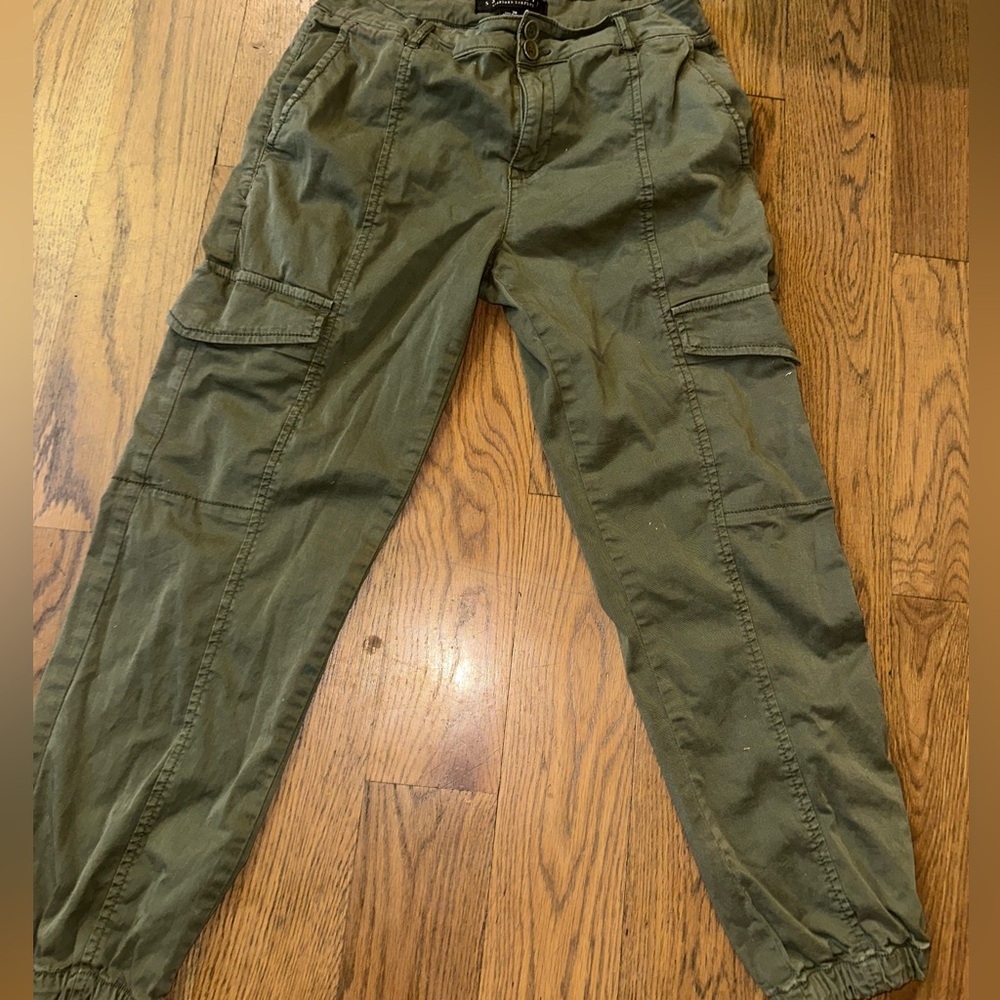 Sanctuary Green Cargo Pants Relaxed Fit